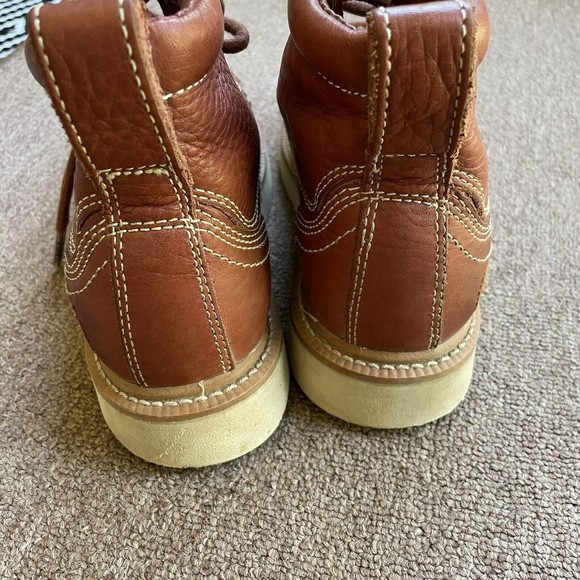 Hawx Work Boots Leather Style WULM-1 Soft Toe Men’s 7.5 - Picture 5 of 7